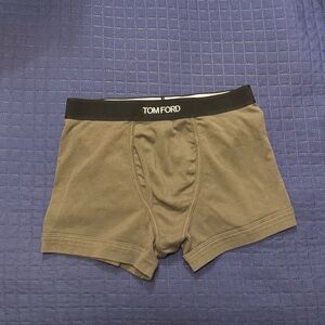 Tom Ford Men's Boxer Briefs. Medium. Army Green.